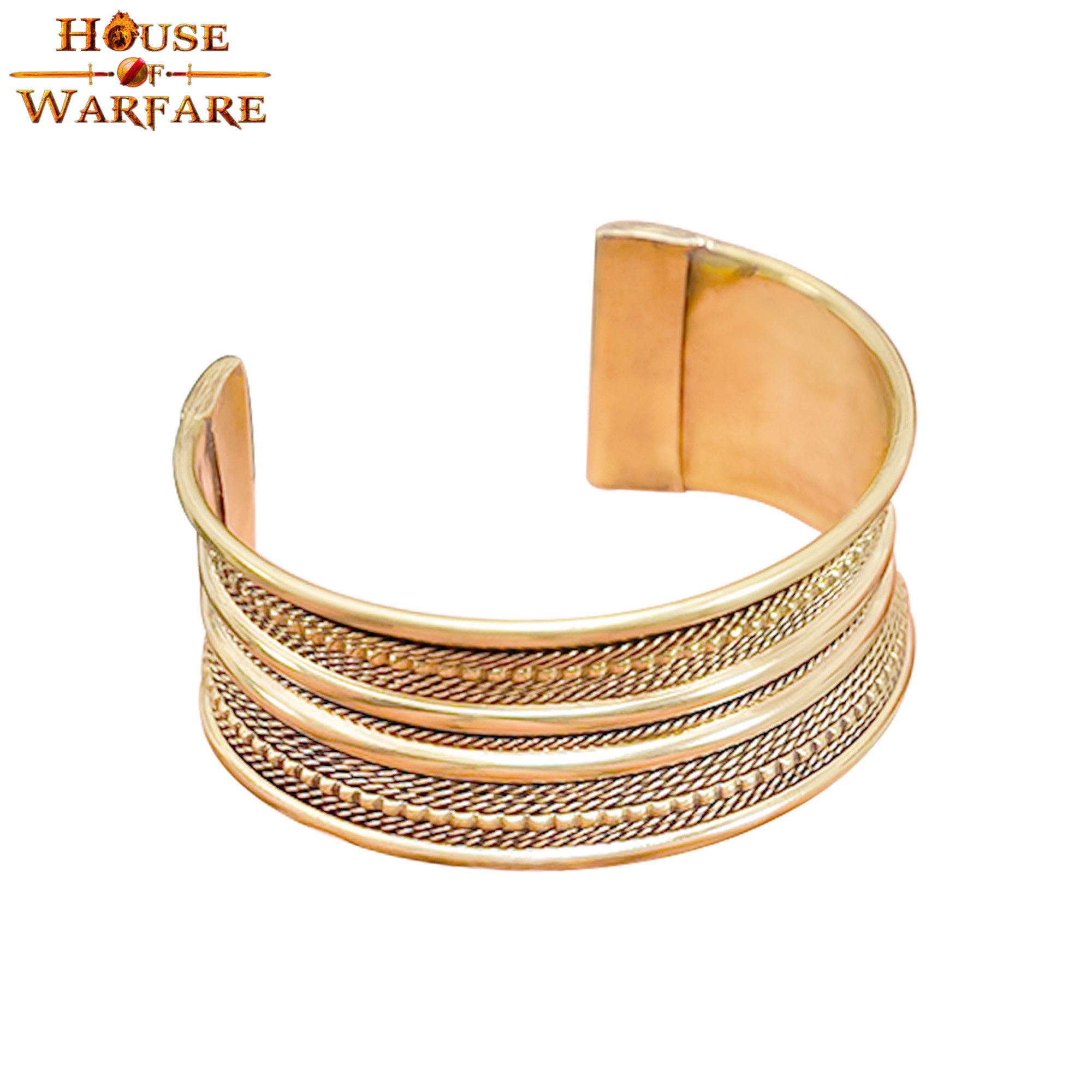 Brazalete Medieval en latón (16,5 cm.)