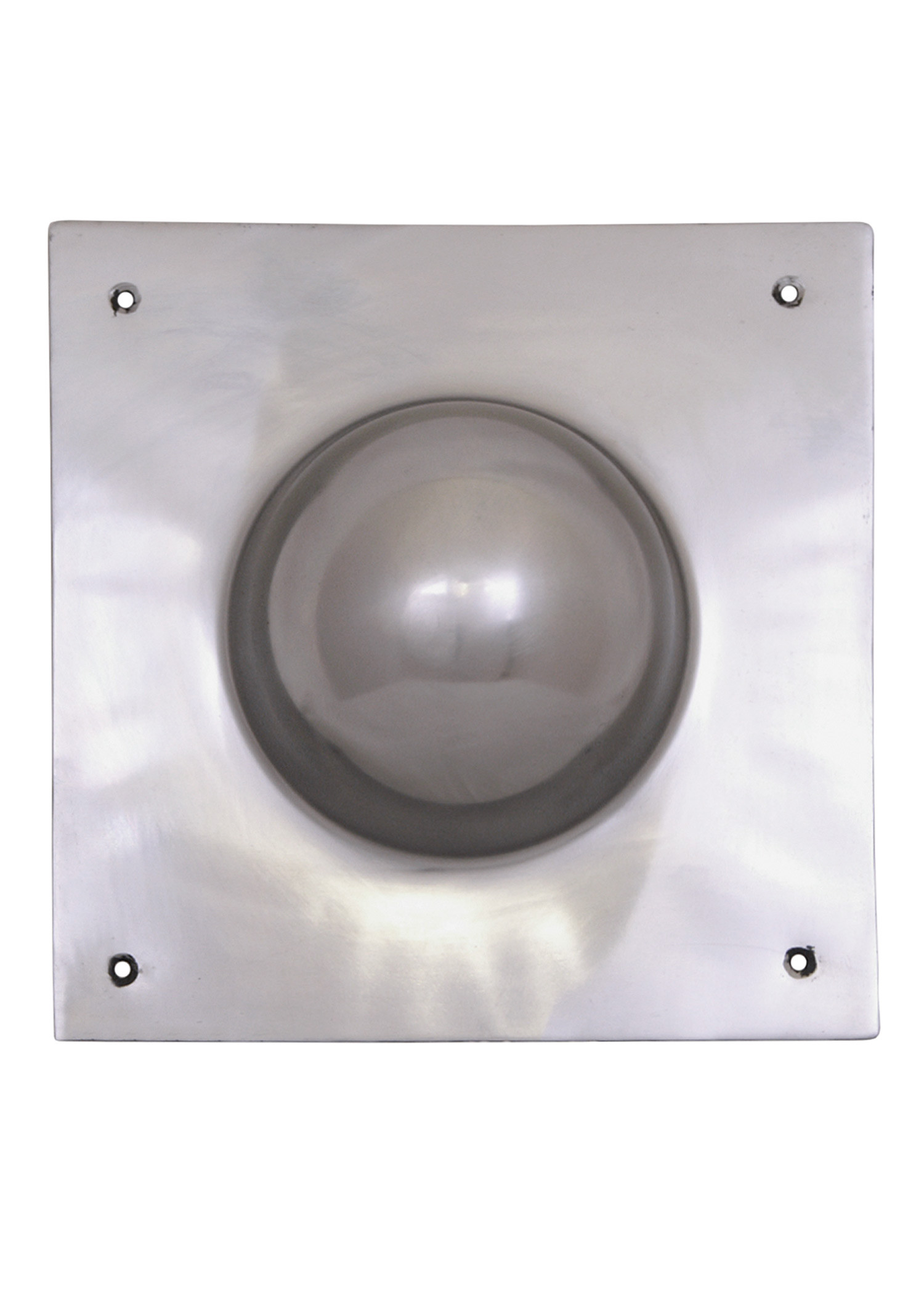 Umbo para escudos romanos plateado (21,5x21,5 cm.)