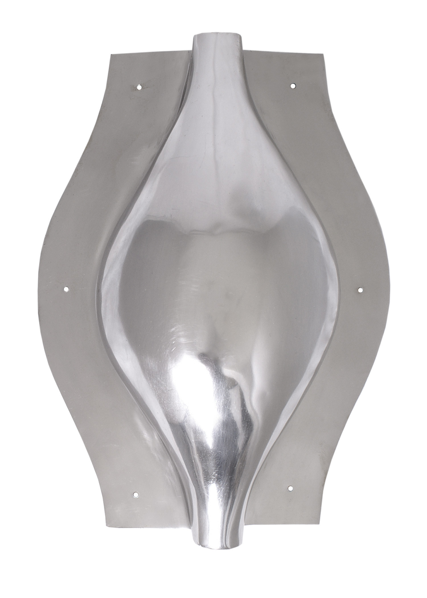 Umbo para escudo romano republicano, plateado (28x21 cm.)