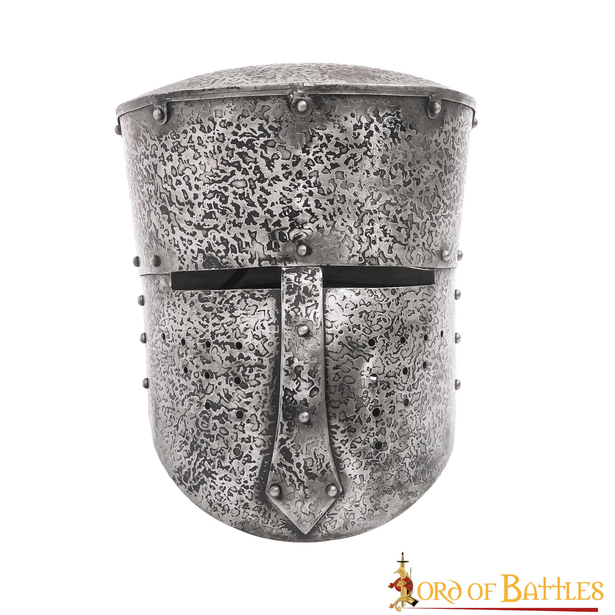 Yelmo de los Cruzados en acero (siglos XII-XIII)