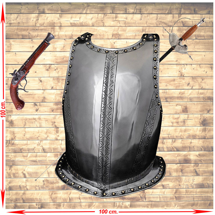 Pack Renacentista con Coraza, Florete y Pistola