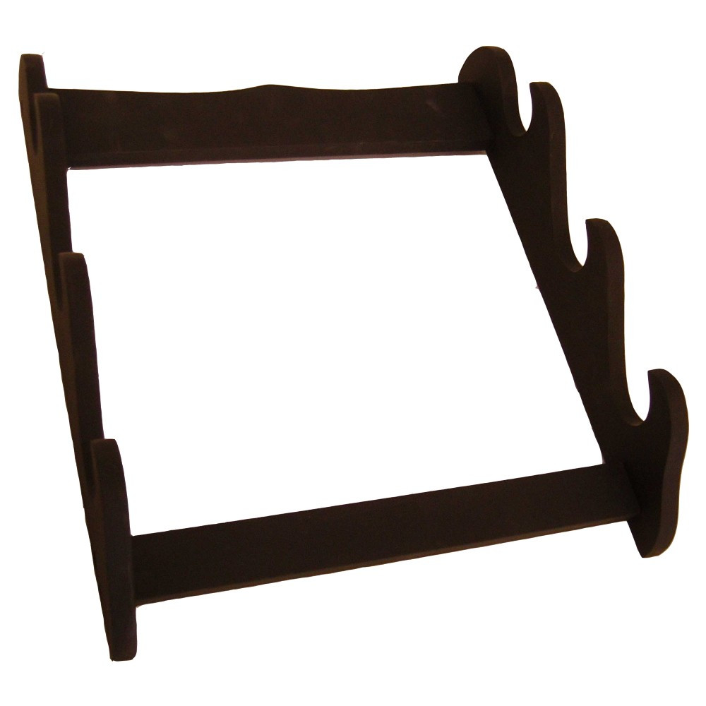 Expositor de pared para 3 katanas