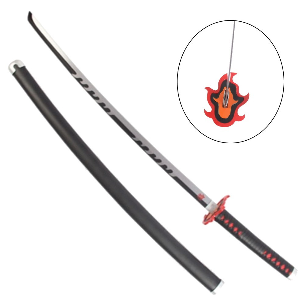 Katana fuego de Tanjiro Kamado de Kimetsu No Yaiba (96 cm.)
