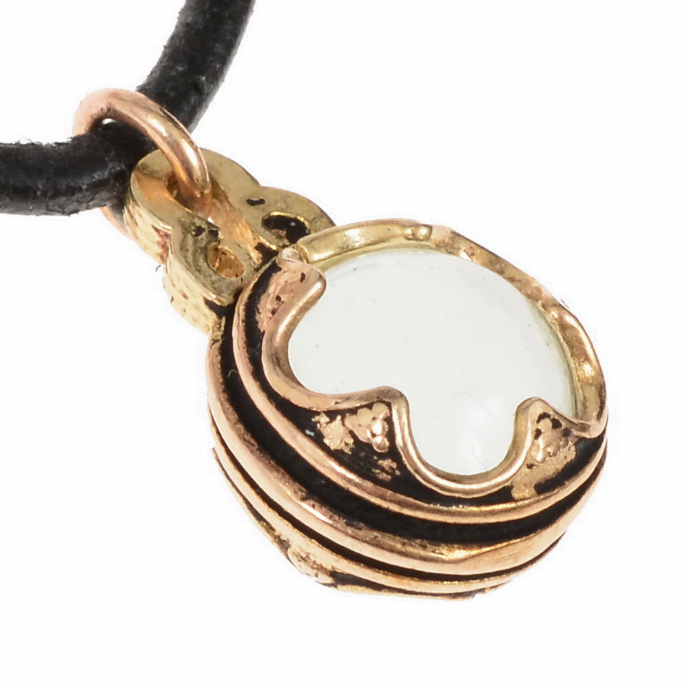 Colgante en bronce miniatura bola vikinga