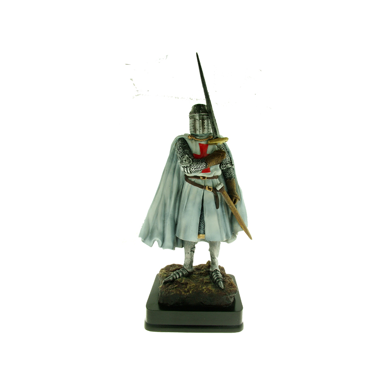 Caballero Templario en miniatura con espada (25 cm.)