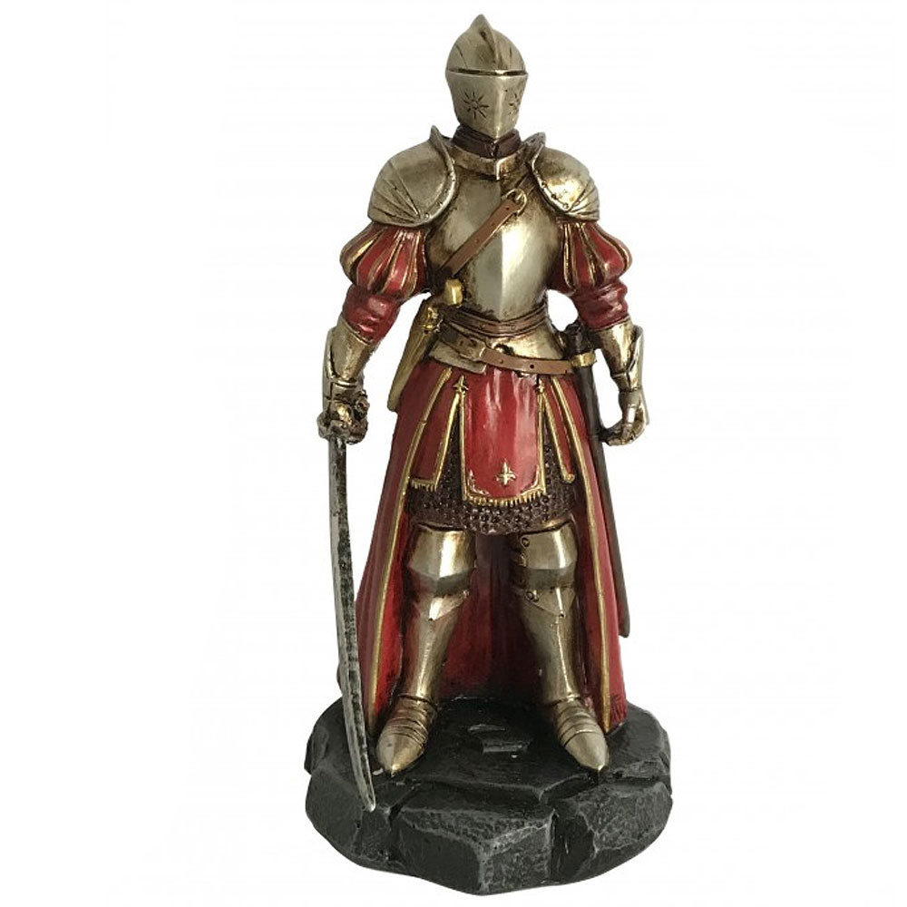 Caballero medieval en miniatura con espada (12 cm.)