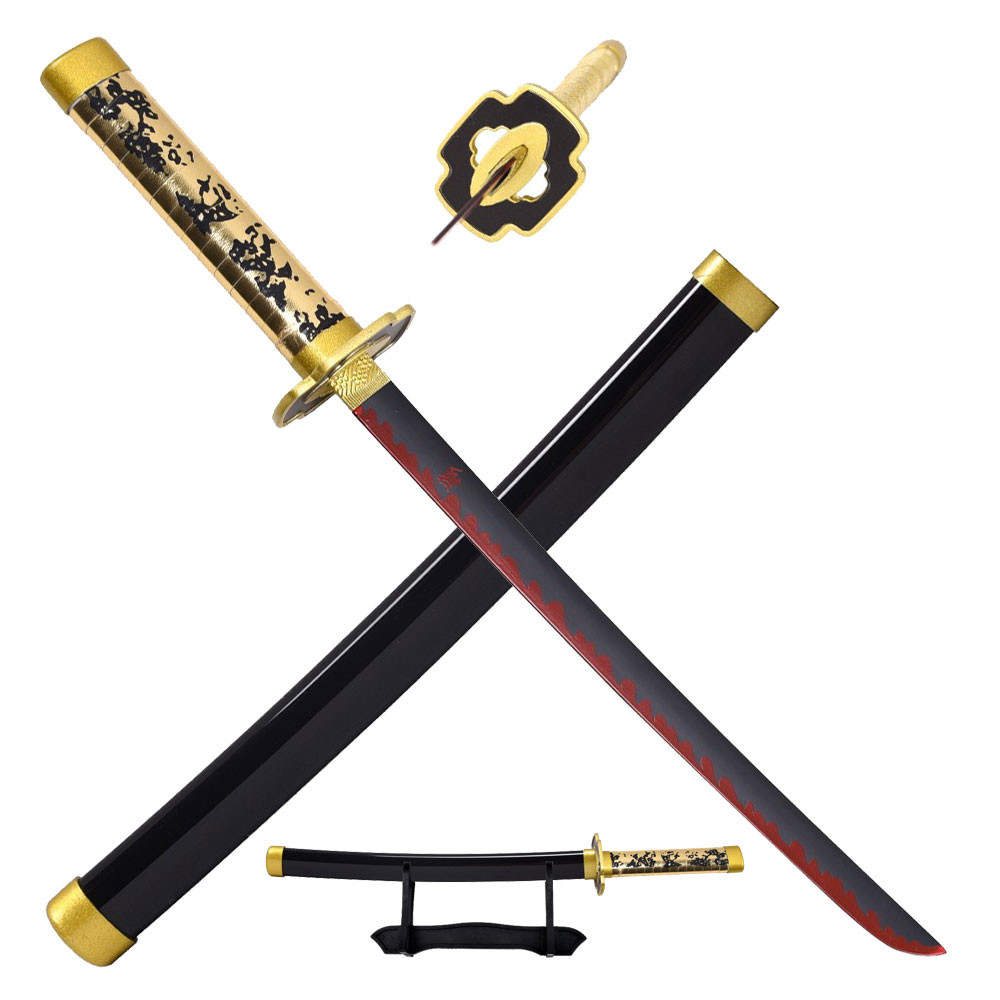 Katana miniatura de Yoriichi Tsugikuni Kimetsu No Yaiba (43 cm.)