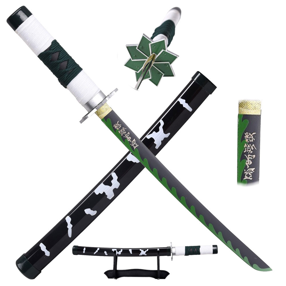 Katana en miniatura de Sanemi Shinazugawa de Kimetsu No Yaiba (43 cm.)