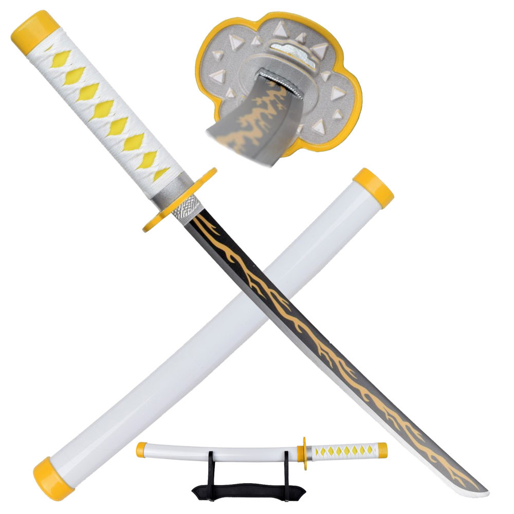 Katana en miniatura de Zenitsu Agatsuma de Kimetsu No Yaiba (43 cm.)