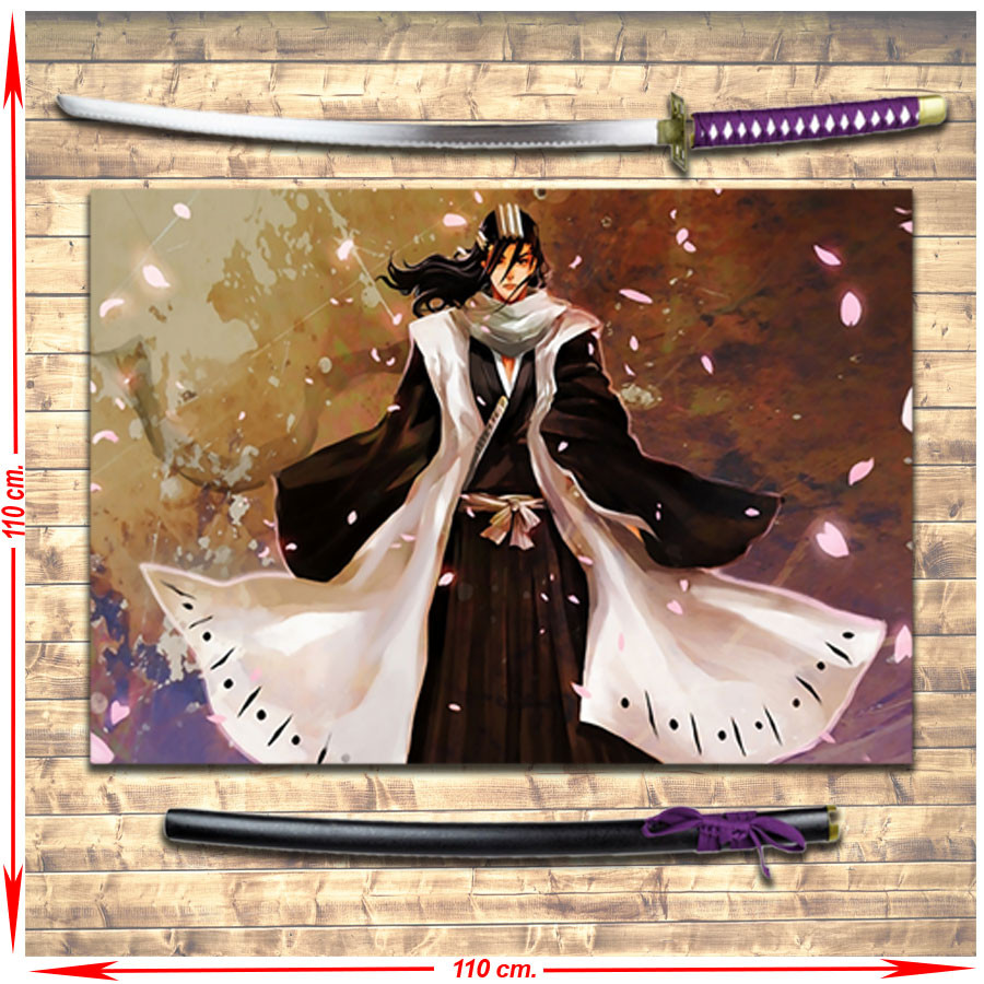 Pack Senbonzakura Kuchiki Byakuya + Estandarte, Bleach