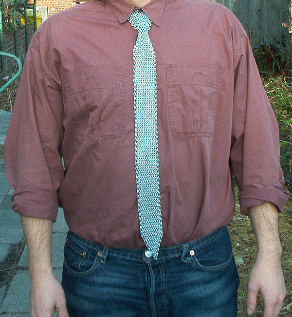 Corbata medieval de anillas cota de malla (51 cm.)