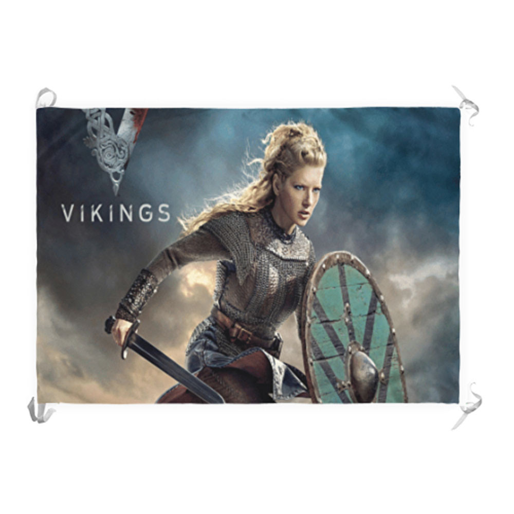 Estandarte-Bandera Laguertha de la serie Vikingos