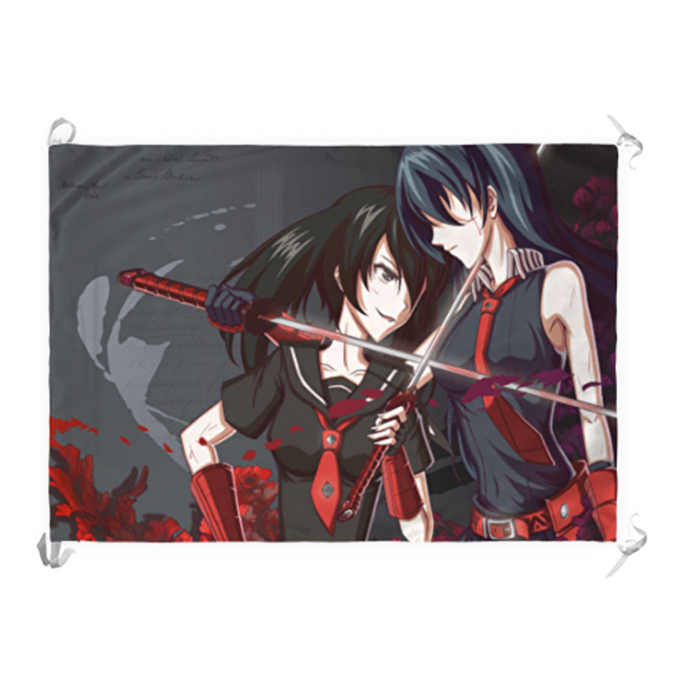 Estandarte-Bandera One Cut Killer: Murasame, Night Raid, De Akame Ga Kill