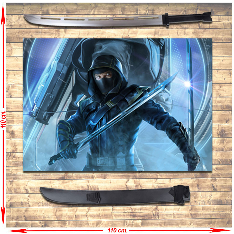 Pack estandarte + Espada Ronin De Hawkeye, Serie Avengers