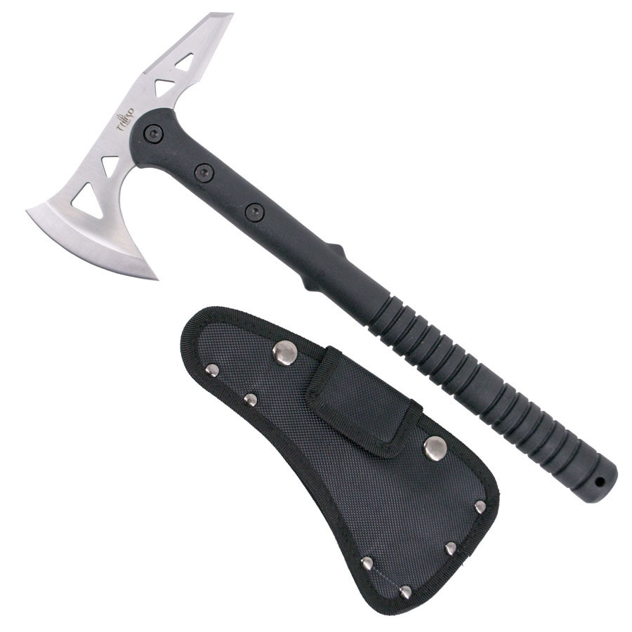 Hacha táctica Third en acero 420 y mango en ABS