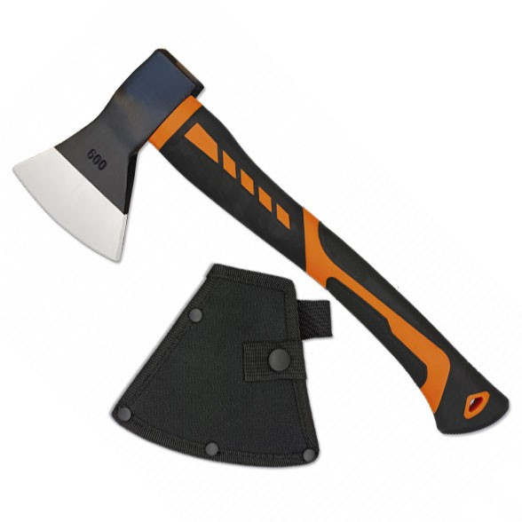 Hacha táctica Albainox Orange mango ABS (43 cms.)