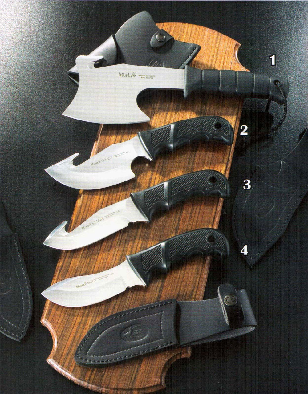 Hacha y cuchillos HG-Grizzly-Bisonte-Sioux