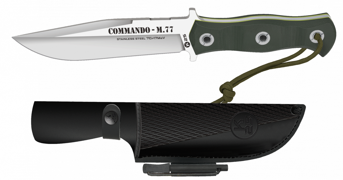 Cuchillo táctico K25 Commando M77 (26,5 cm.)
