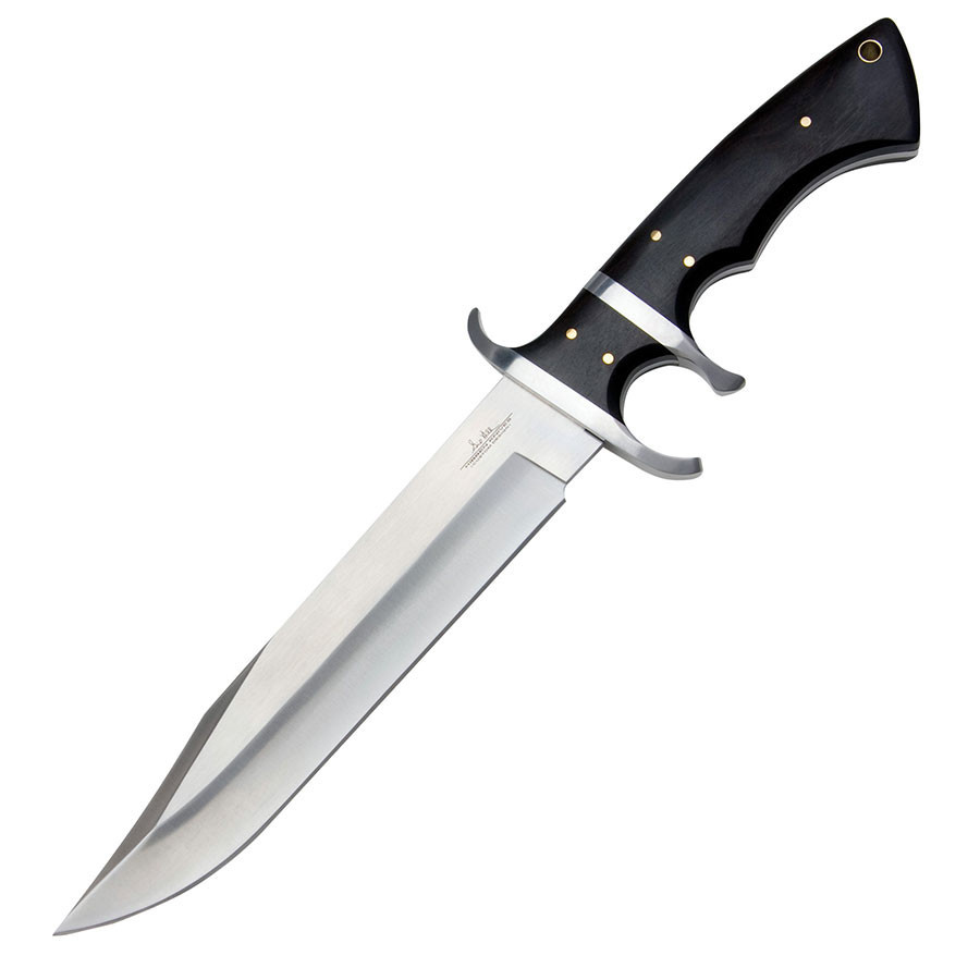 Cuchillo de asalto Gil Hibben, funda en cuero repujado