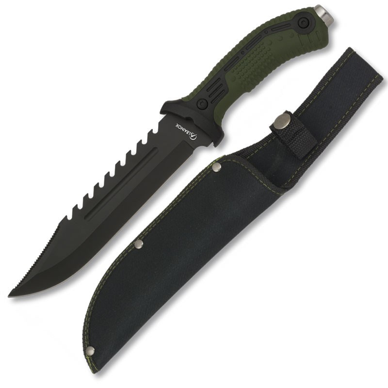 Cuchillo Albainox contrafilo doble sierra