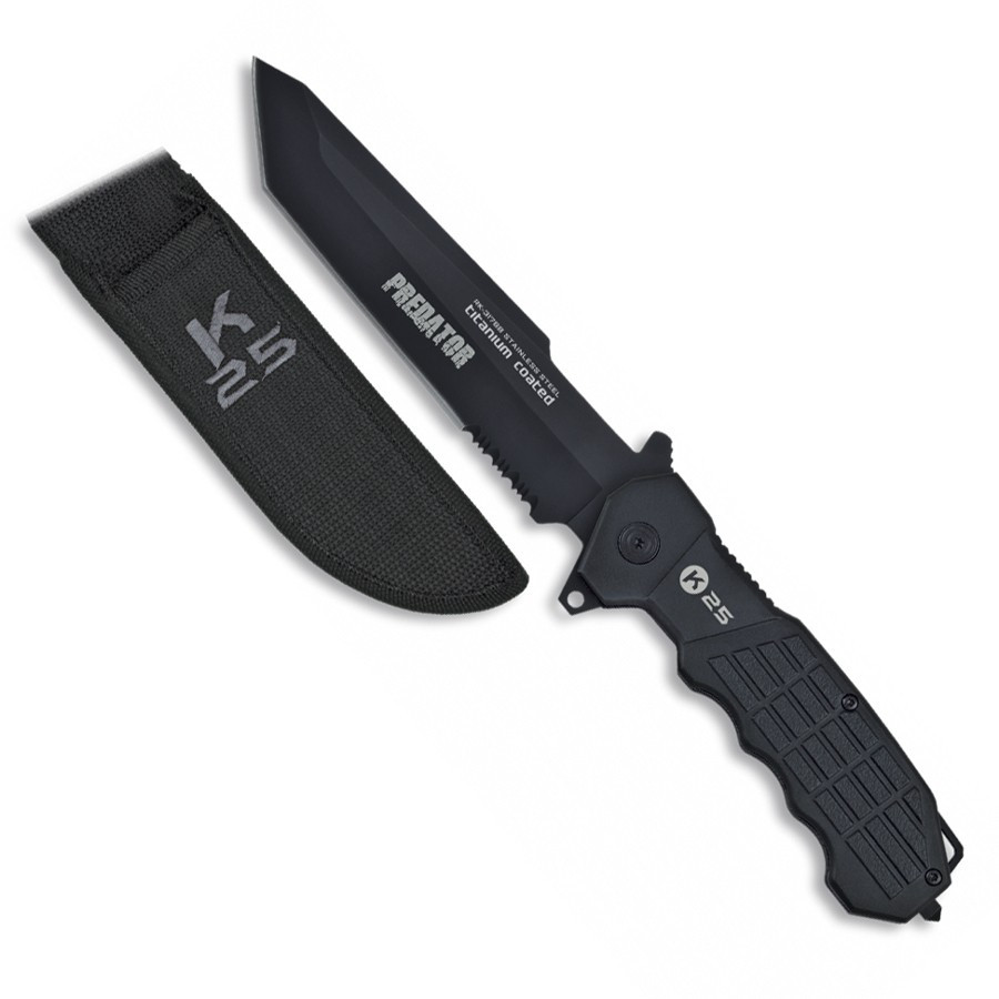 Cuchillo Predator, hoja recubierta de titanio (27 cm.)