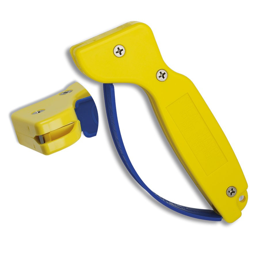 Afilador de Tijeras amarillo, marca AccuSharp