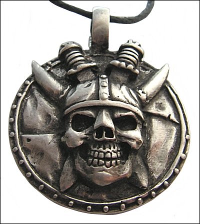 Colgante cabeza vikinga