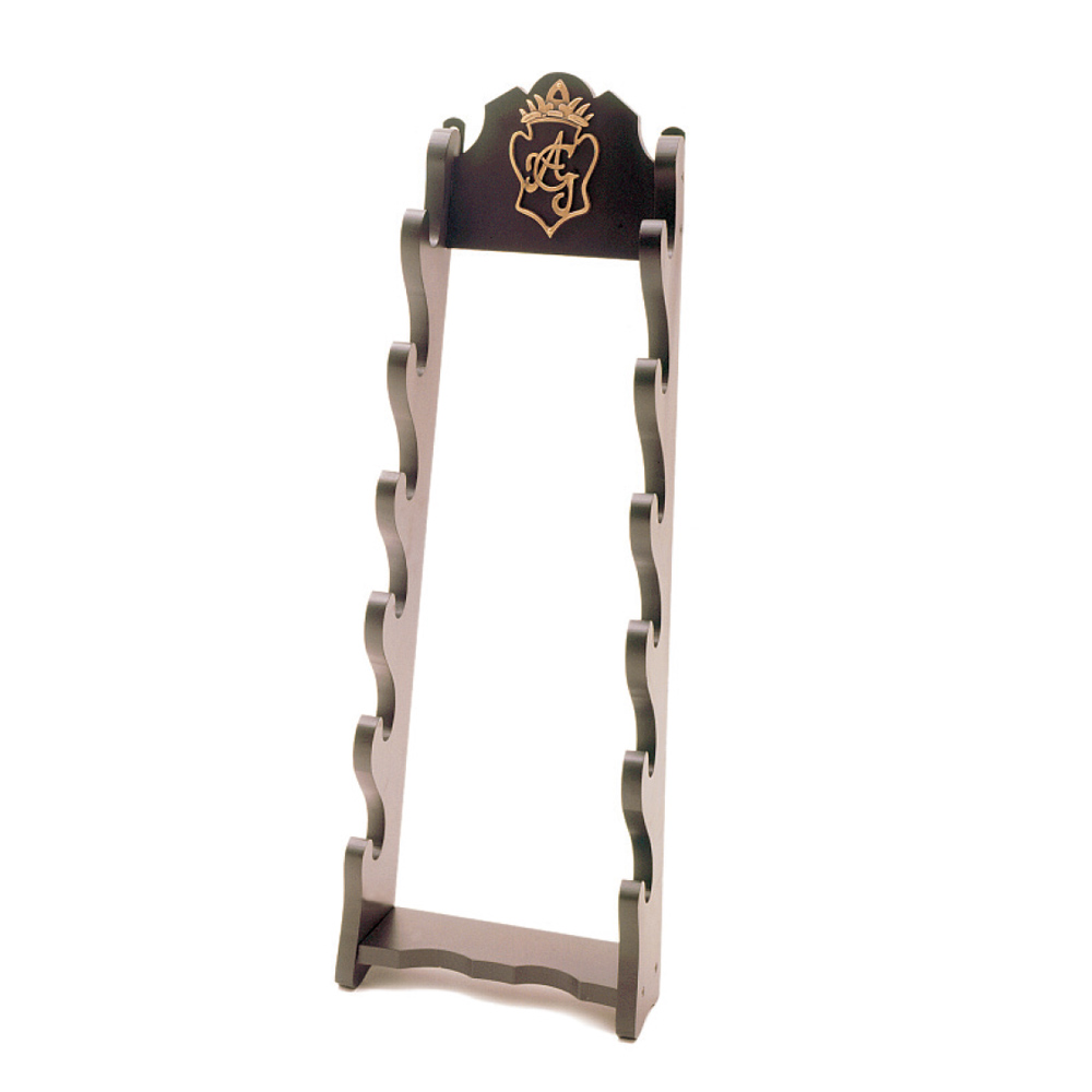 Expositor de pared para 6 pistolas o katanas (76x25 cm.)