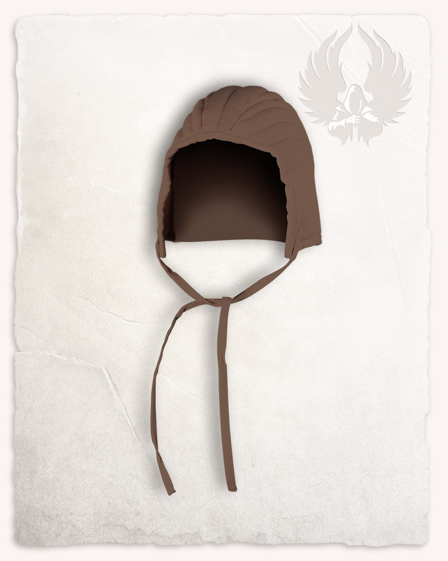 Crespina medieval acolchada modelo Leopold, negro