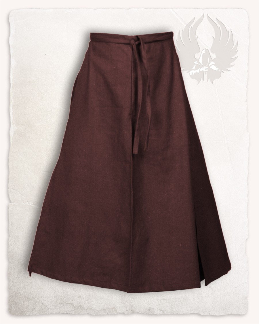 Falda de batalla modelo Victor, color marrón