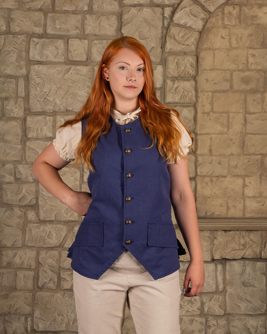 Chaleco pirata Fletcher color azul