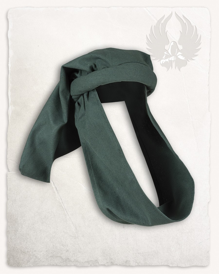 Gorro Medieval Rafael unisex en algodón, color verde