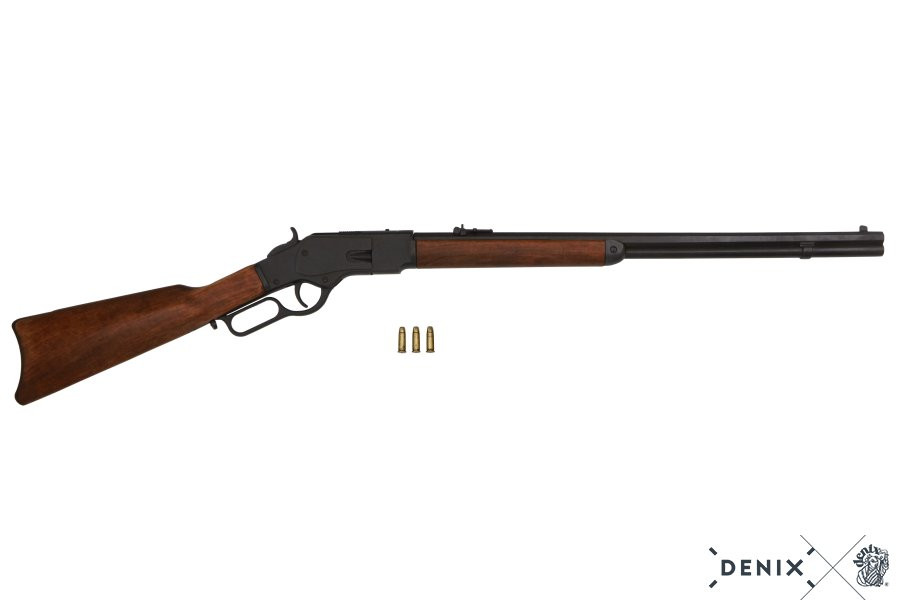 Rifle USA 1873, con mecanismo extracción de balas (negro)