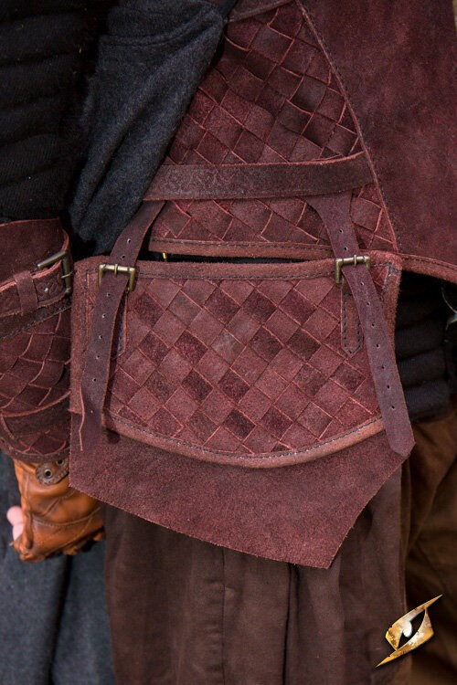 Escarcelas de gamuza set Guardabosque Epic Armoury, marrón