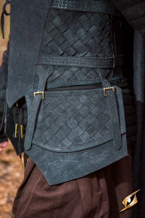 Escarcelas de gamuza set Guardabosque Epic Armoury, negro