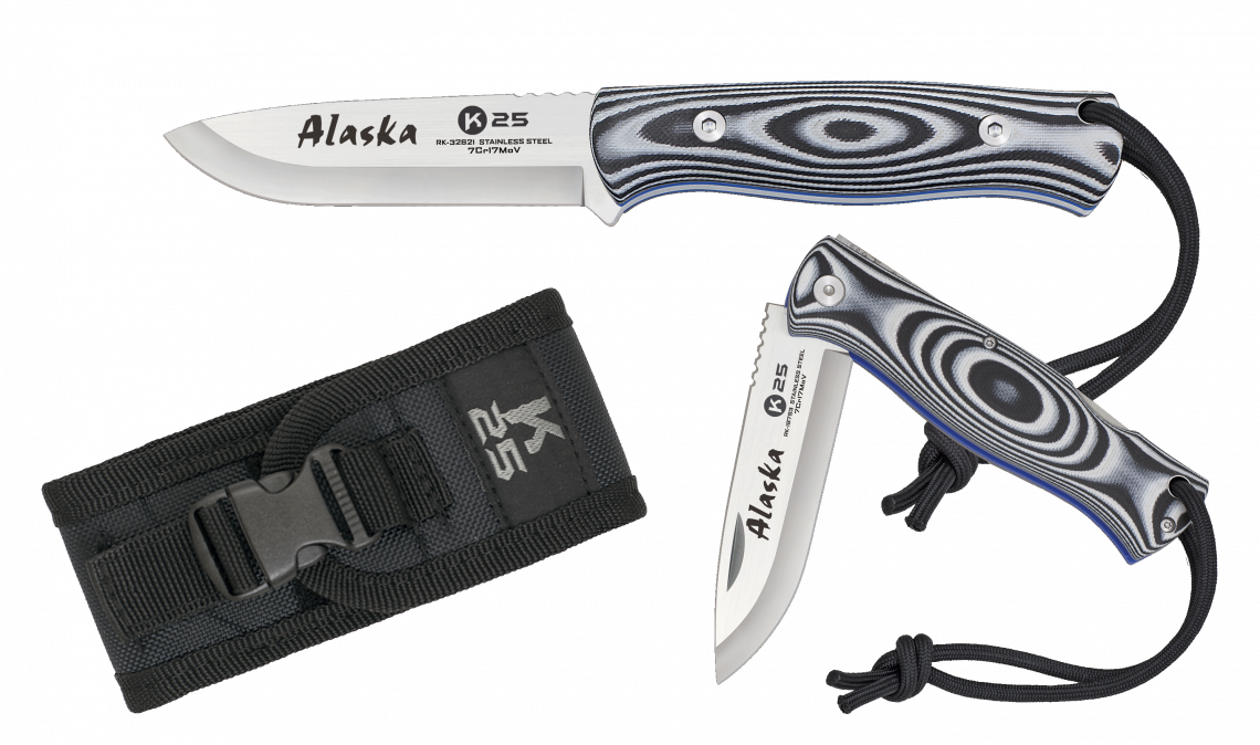 Navaja K25 Alaska para Bushcraft y Survival (20,3 cm.)