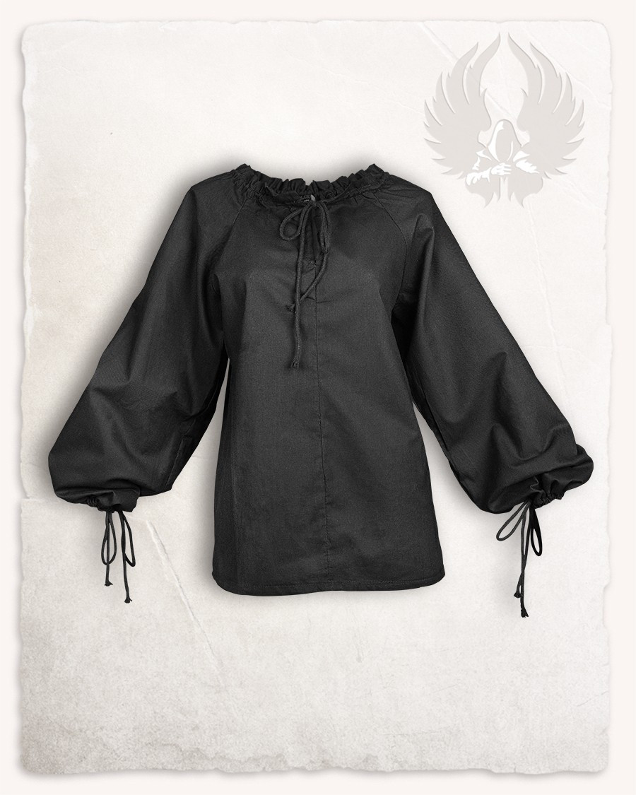Blusa medieval Annabelle negra