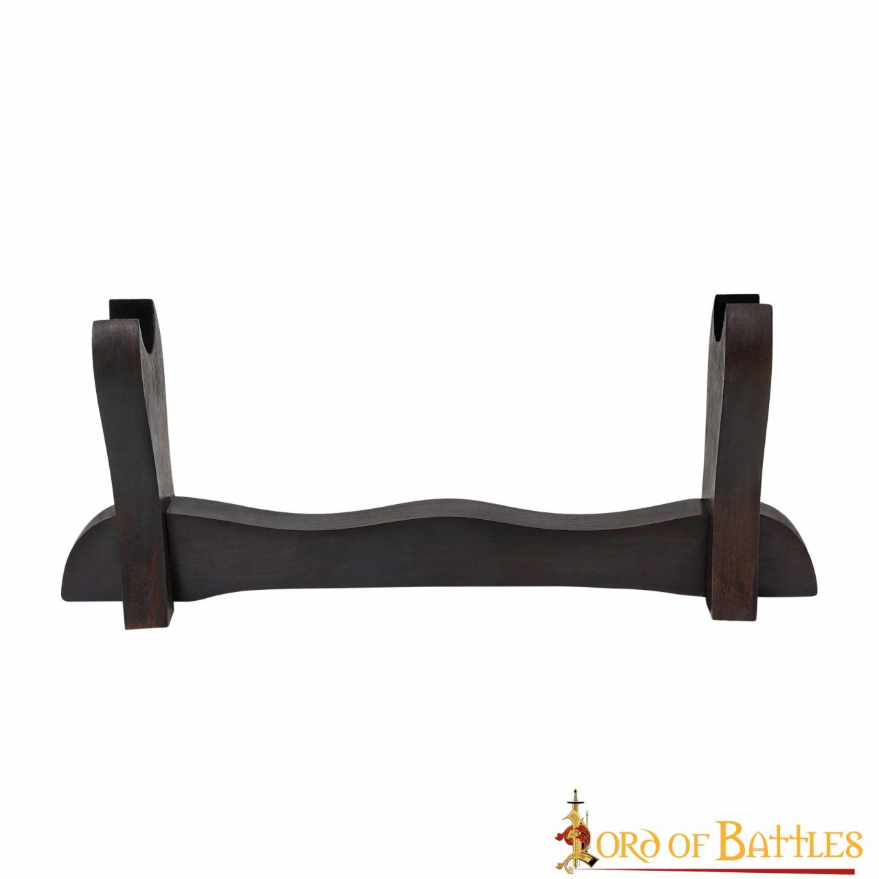 Soporte de madera para hacha o espada (33,4 x 13,5 cm.)