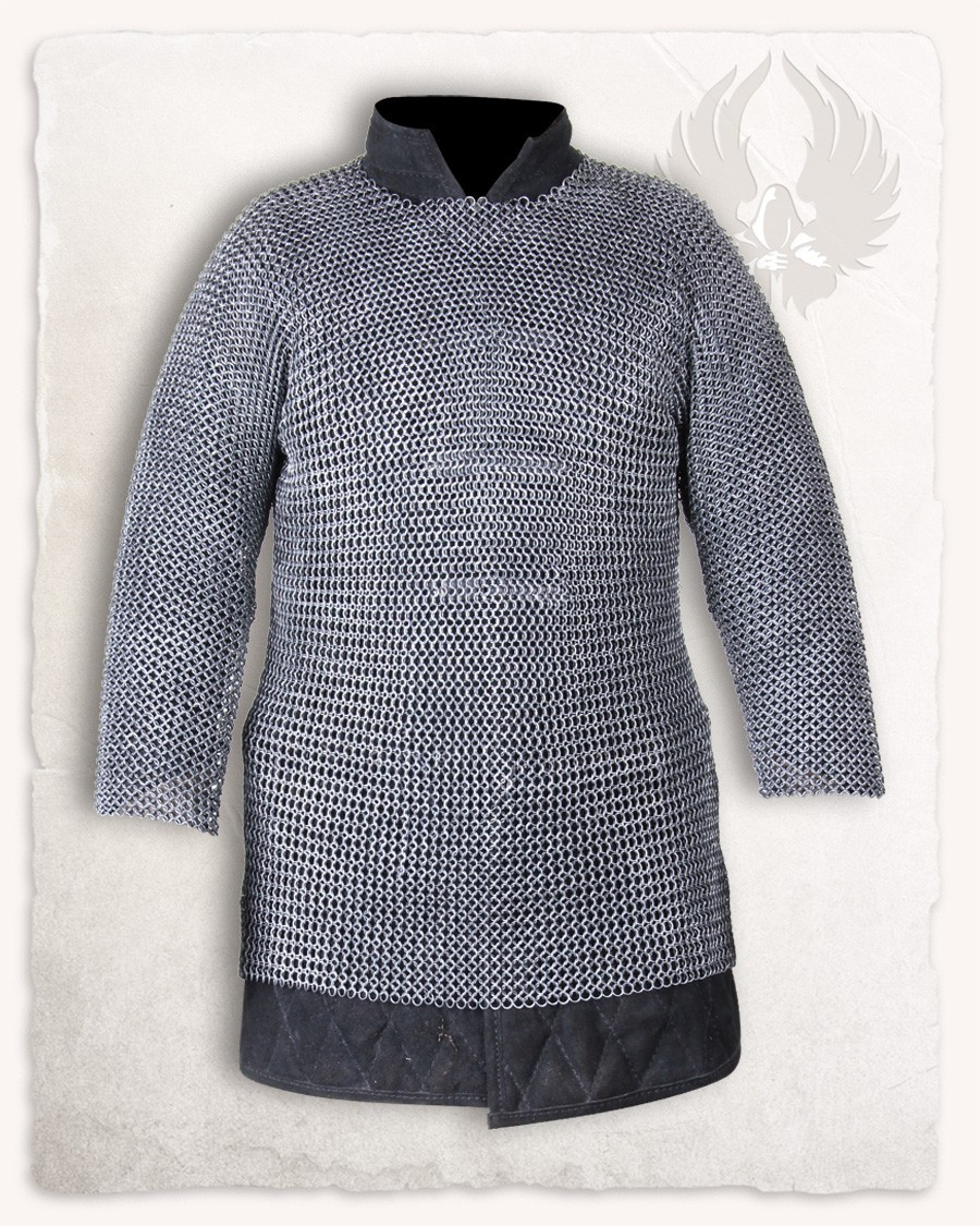 Cota de malla anillas 4 en 1, modelo Berengar (acabado acero)