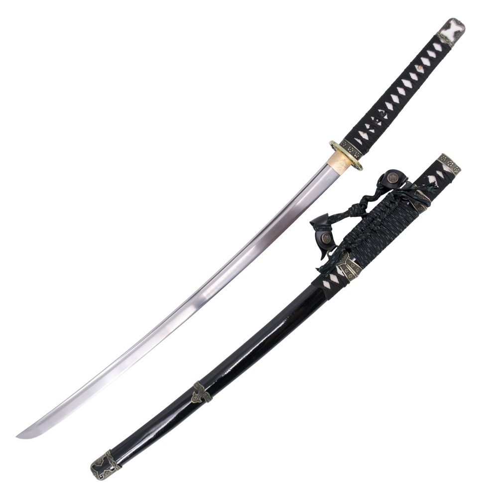 Katana práctica básica vaina madera lacada