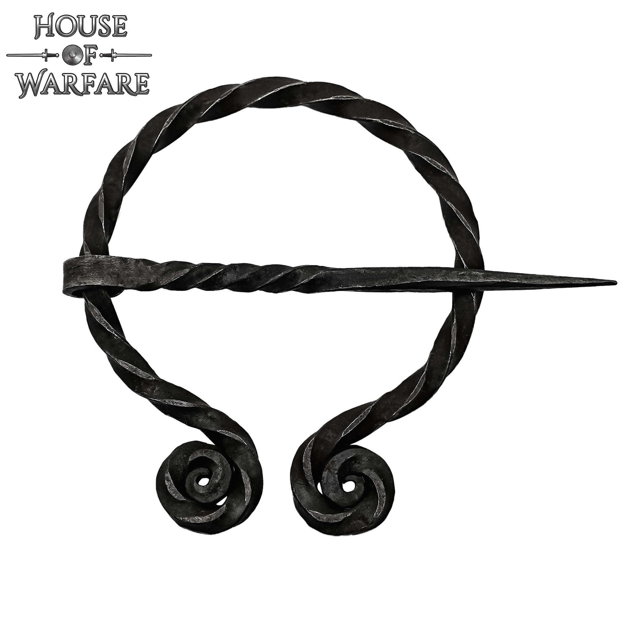 Cierre de capa histórico hierro forjado a mano