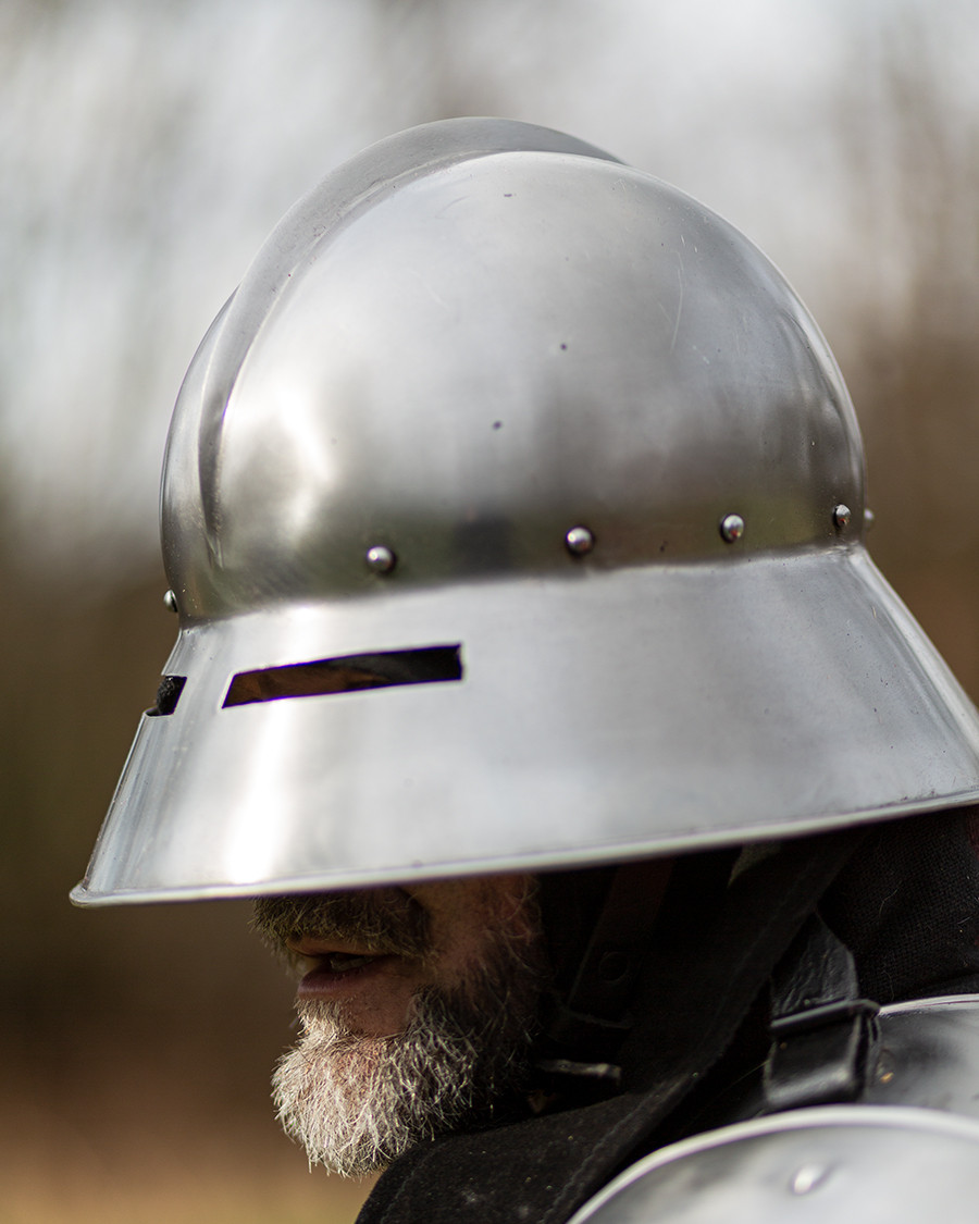Casco Medieval Kettle Francis