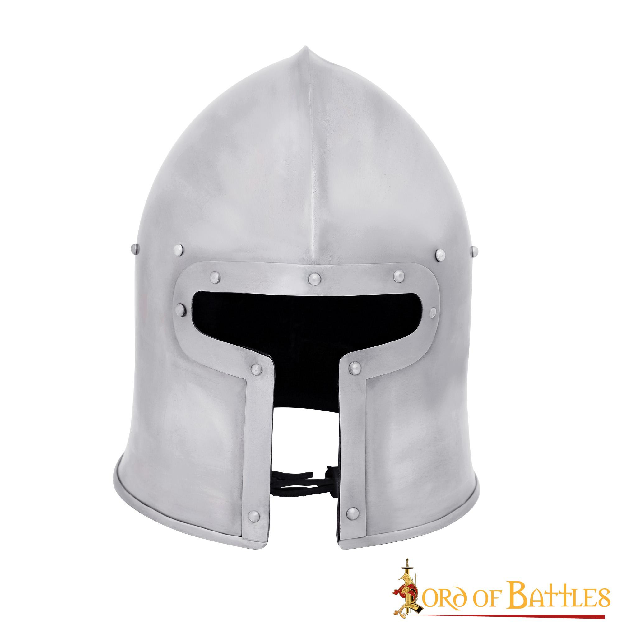 Barbuta medieval estilo Italiano siglo XV (16 g. )