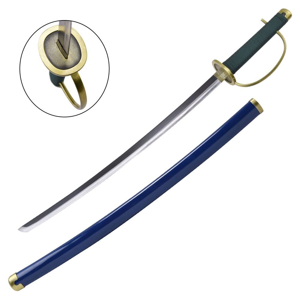Katana Gryphon decorativa, tipo sable, de Shanks en One Piece