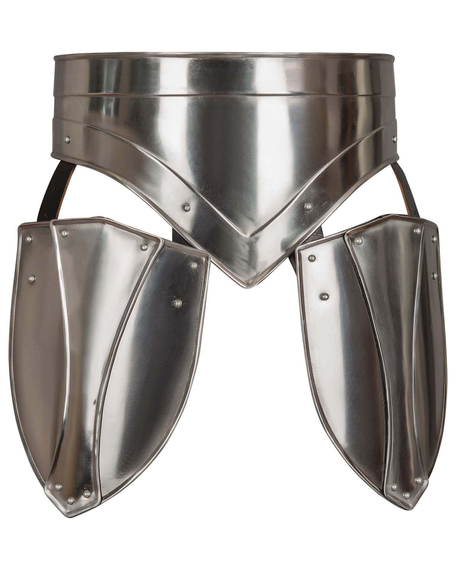 Cinturón medieval con escarcelas modelo Katharina, acabado pulido