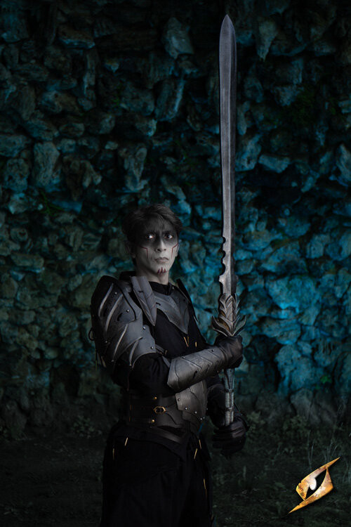 Espada larga a dos manos del atardecer para LARP (150 cm.)