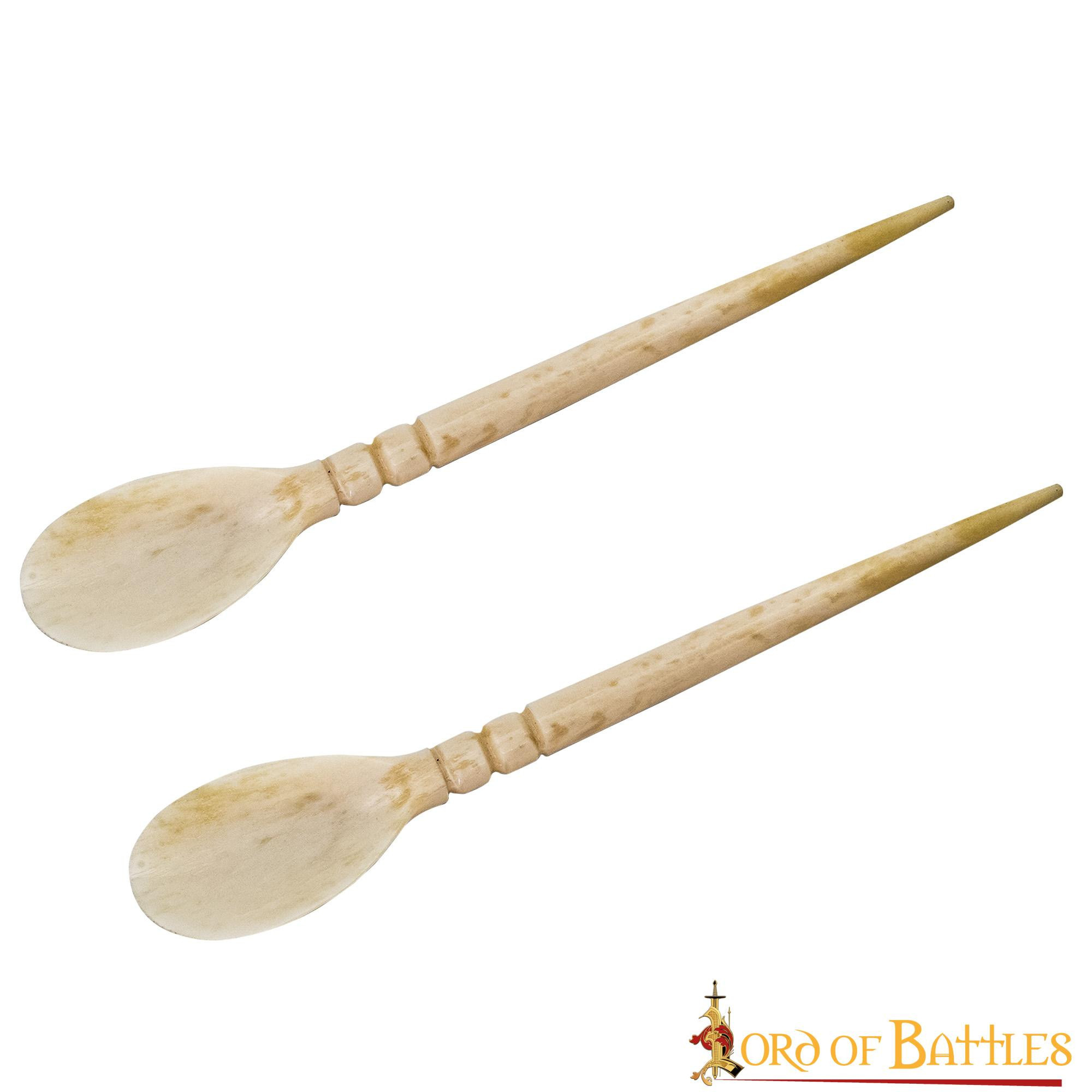 Set 2 cucharas romanas en hueso (15,74 cm.)