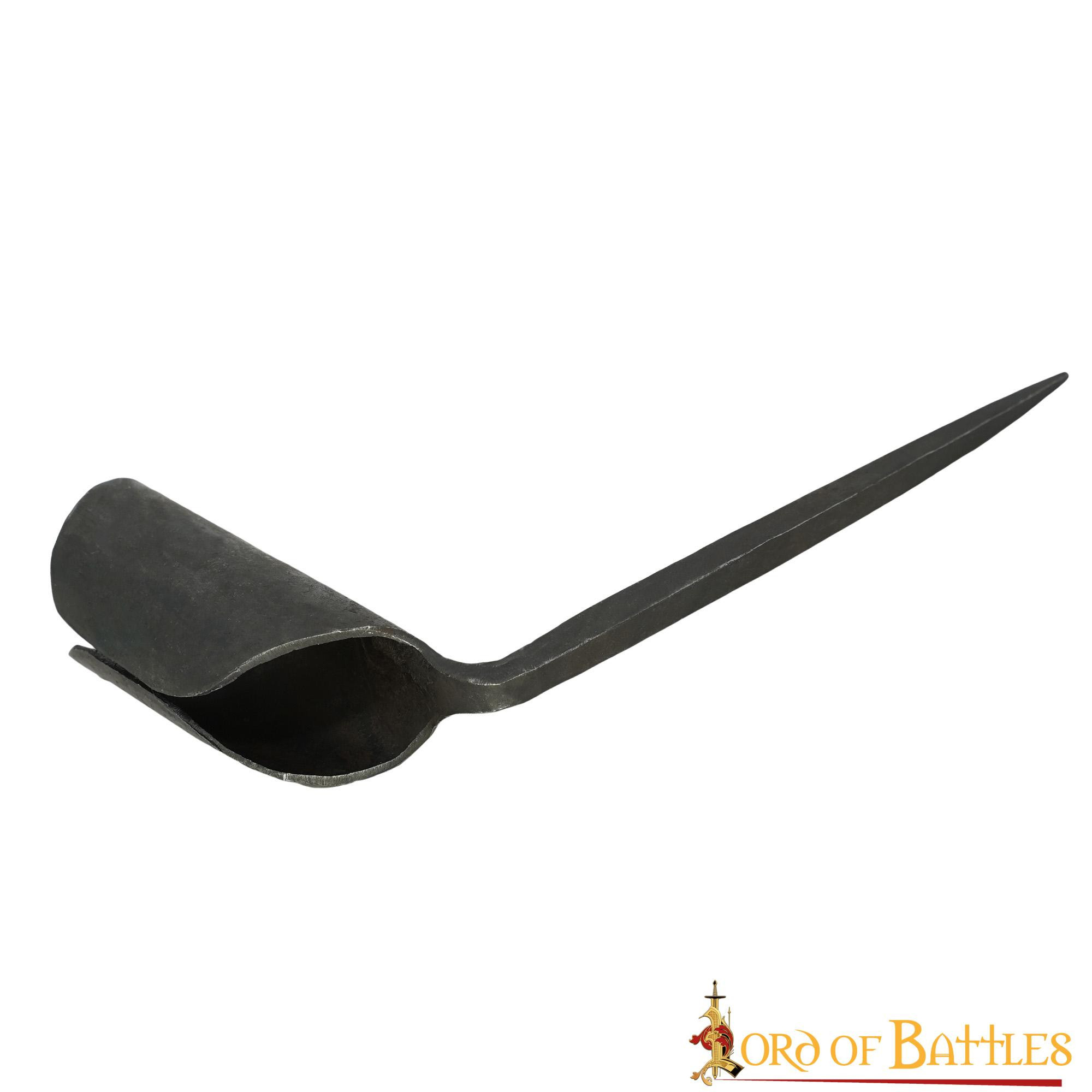 Portavelas medieval en hierro forjado a mano