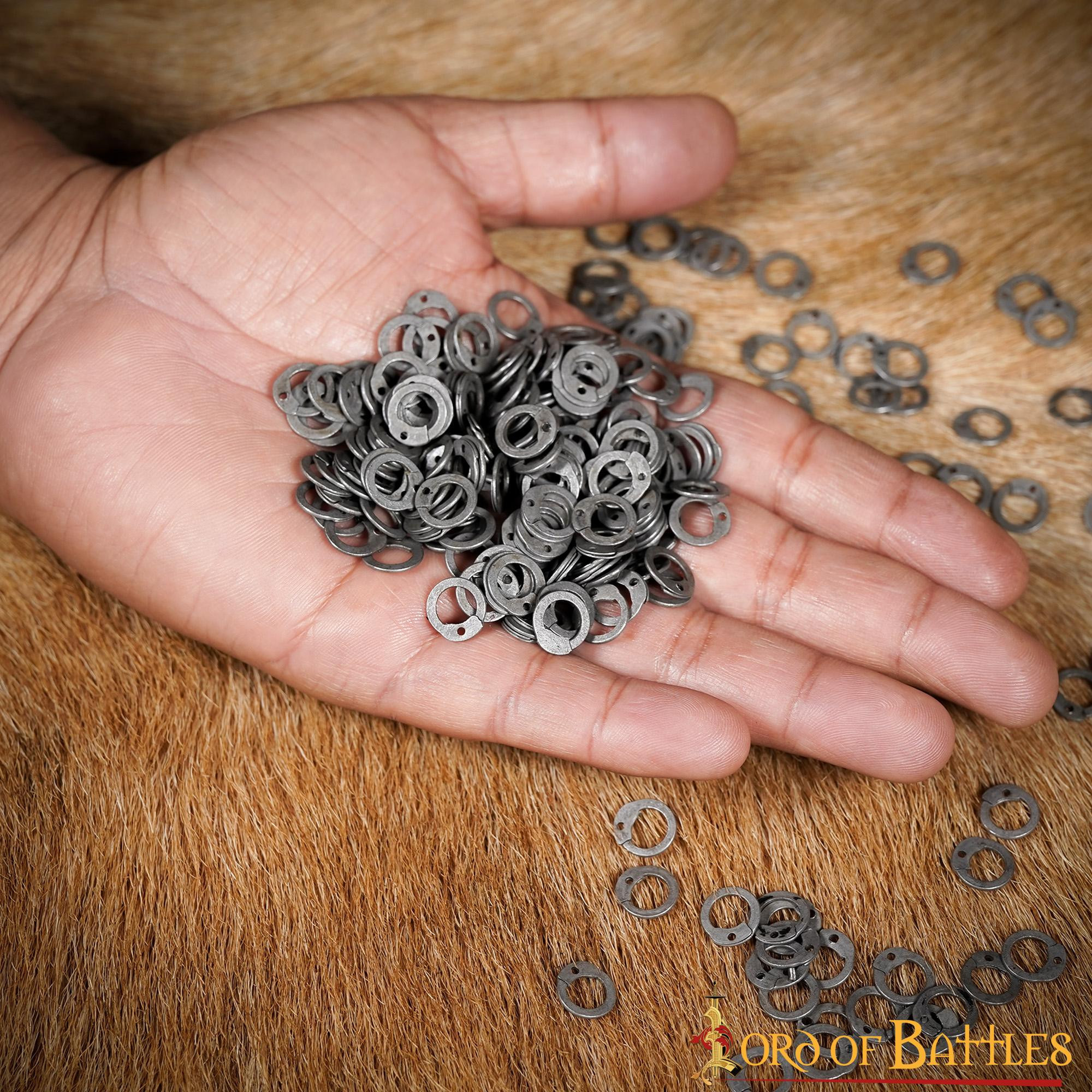 Anillas planas para remachar cota de malla (1 Kg. aprox.)