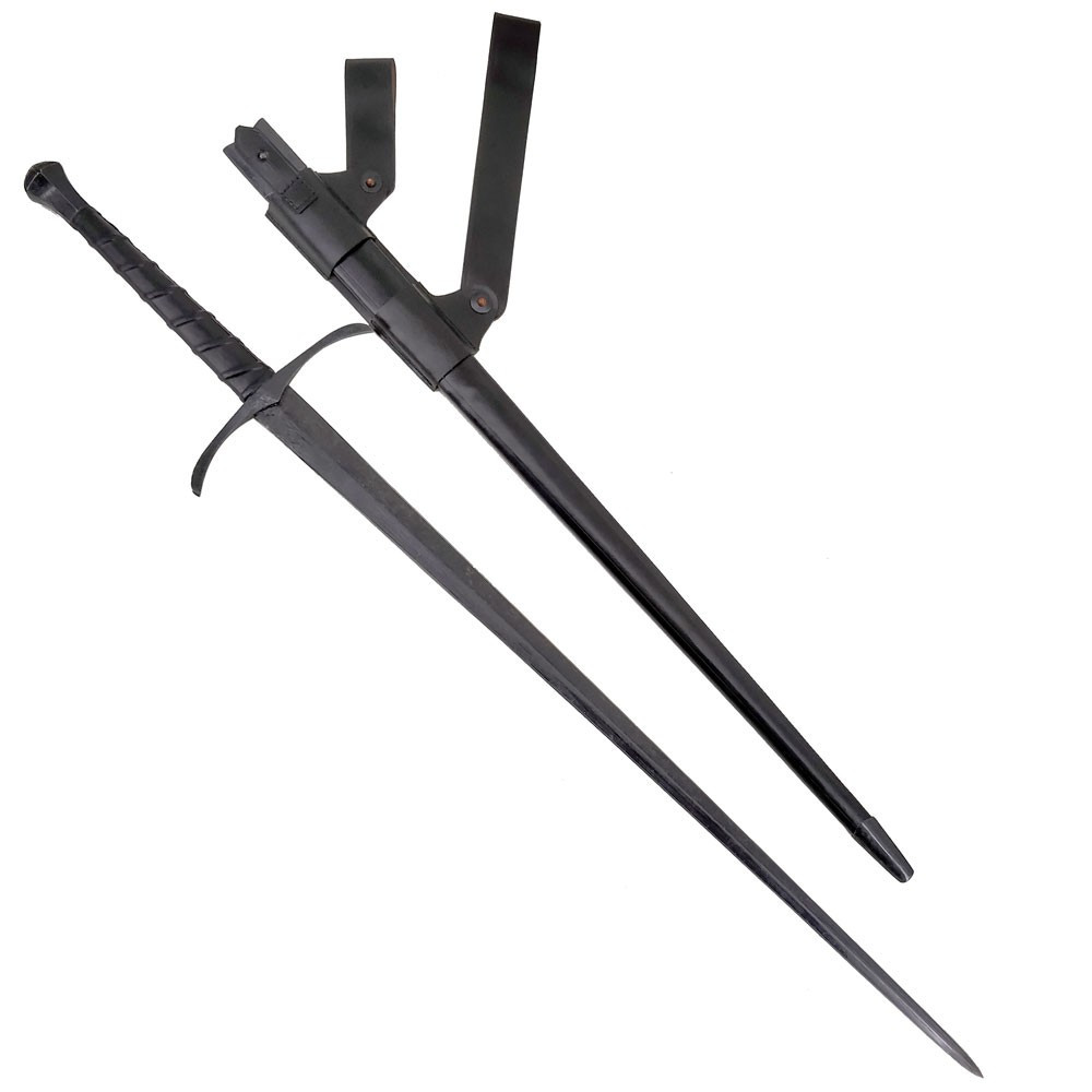 Espada Bosworth larga de combate, afilada